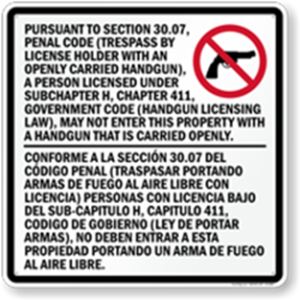 Cities can ban licensed handgun carriers from carrying in places where Open Meetings Acts meetings occur with the posting of “30.06/30.07” signs